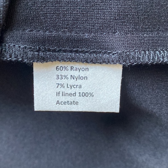 BLACK Sara Campbell Black Ponte Topper with Bow XS - Picture 5 of 11